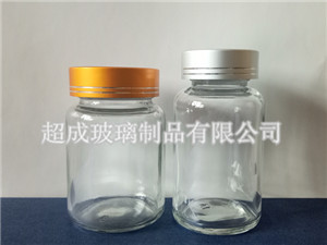透明色廣口保健品瓶